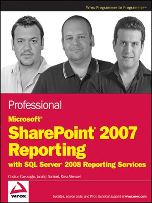 cover image of Professional Microsoft SharePoint 2007 Reporting with SQL Server 2008 Reporting Services